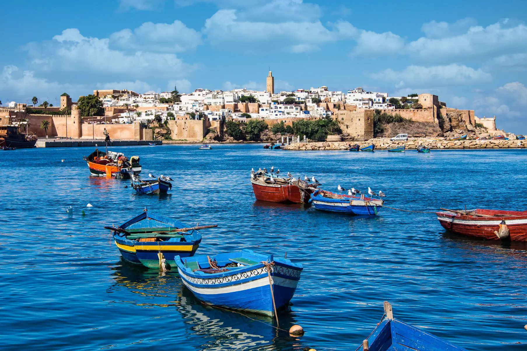 Coastal Town Of Rabat Morocco