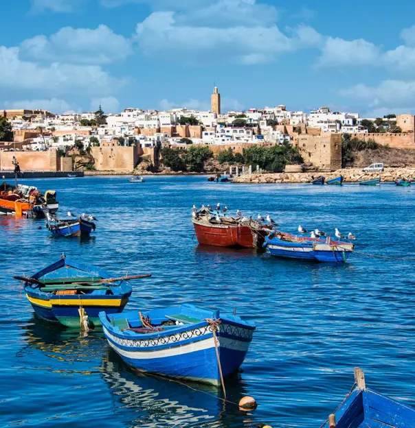 Coastal town of Rabat 