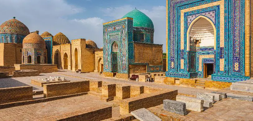 Shah I Zinda, A Necropolis In Samarkand, Uzbekistan