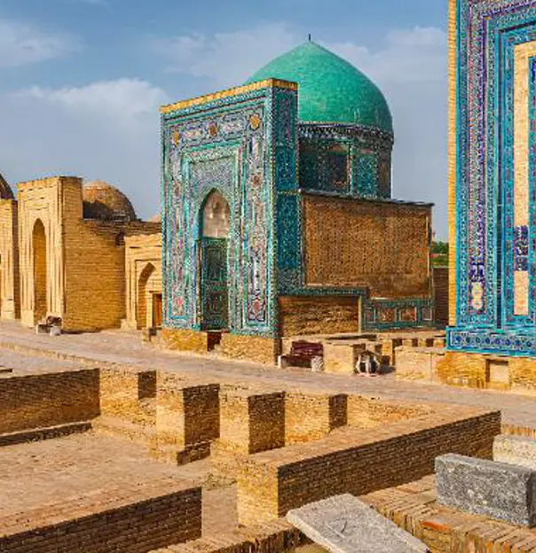 Shakhi-Zinda, A Necropolis In Samarkand, Uzbekistan