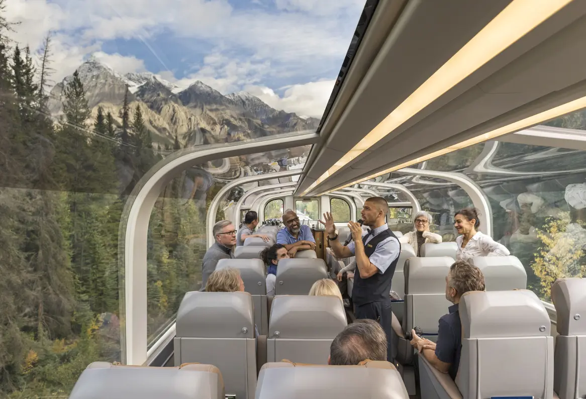 Onboard the Rocky Mountaineer