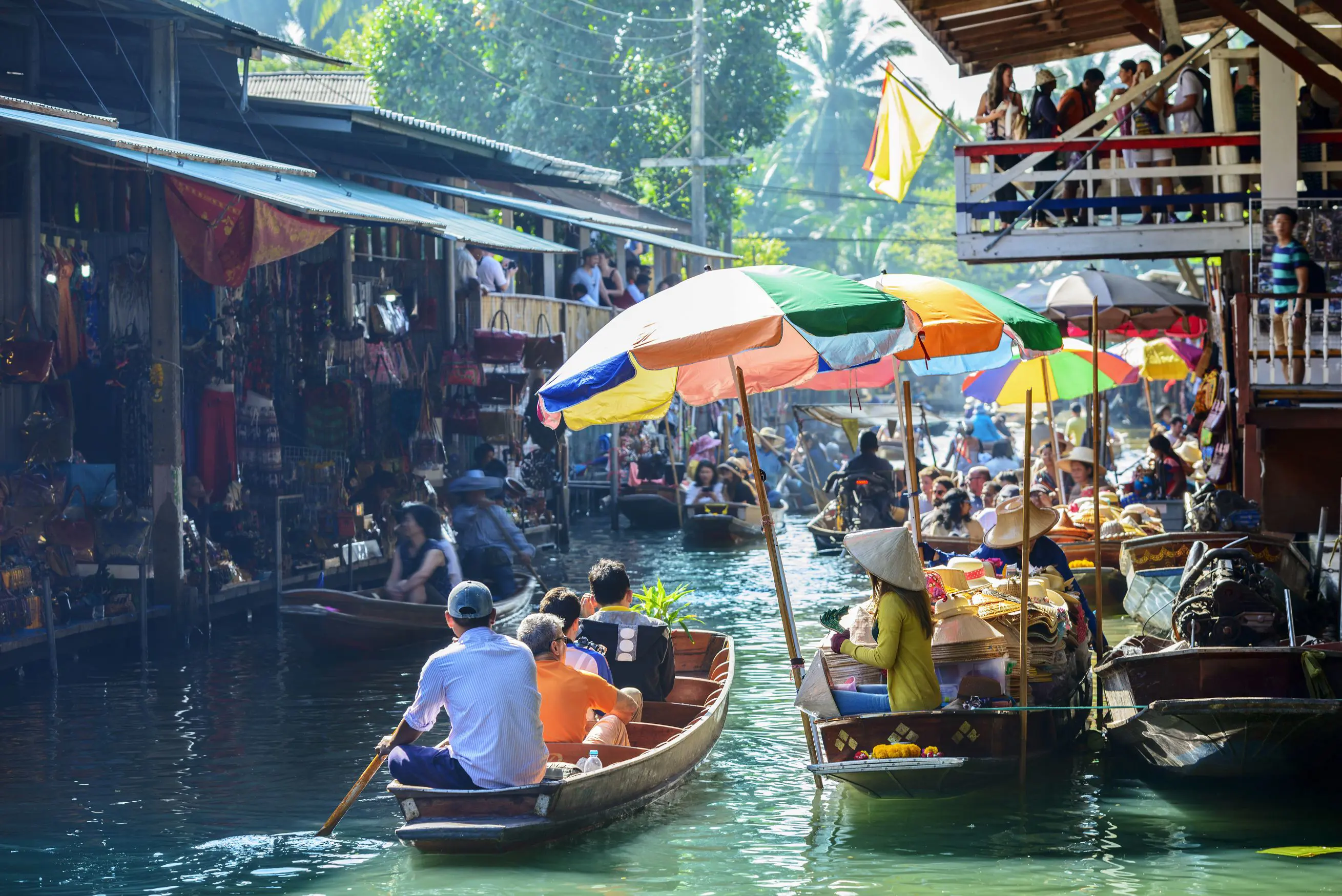 Floating Markets At Damnoen Saduak And Cai Rang