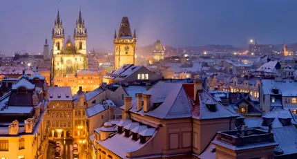 AS 100895487 Prague Winter Panorama, Czechia
