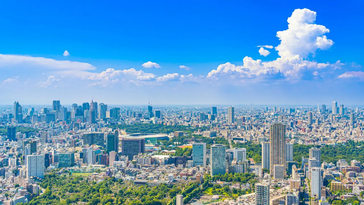 View of Tokyo, Japan