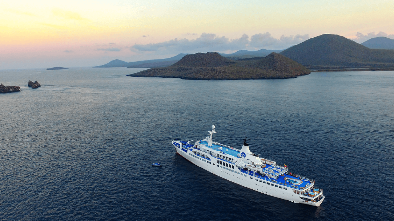 MV Galápagos Legend, view of the ship