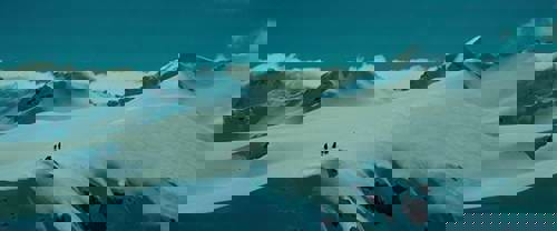 The snow-capped peaks in The Lord of the Rings are a delight to watch (Picture: New Line Cinema)