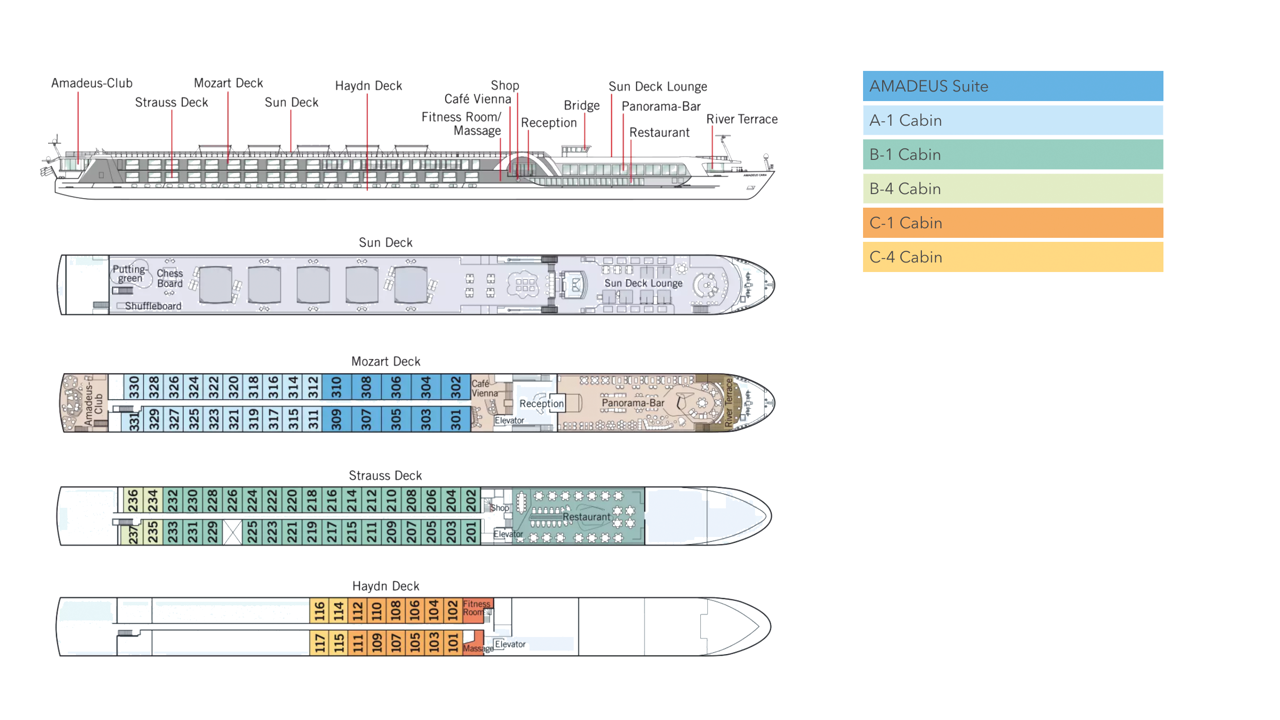 Cara Deck Plan