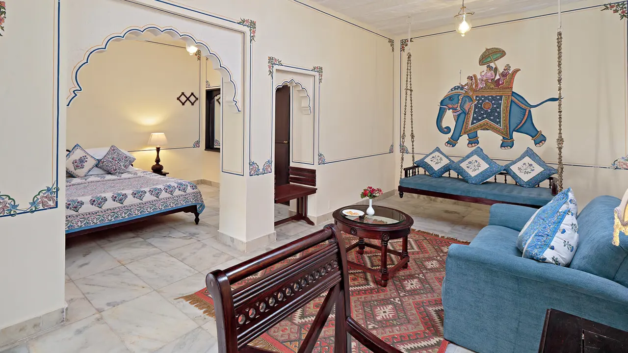 Rohet Garh, Jodhpur, bedroom