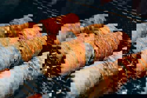 Prague's rolled dough