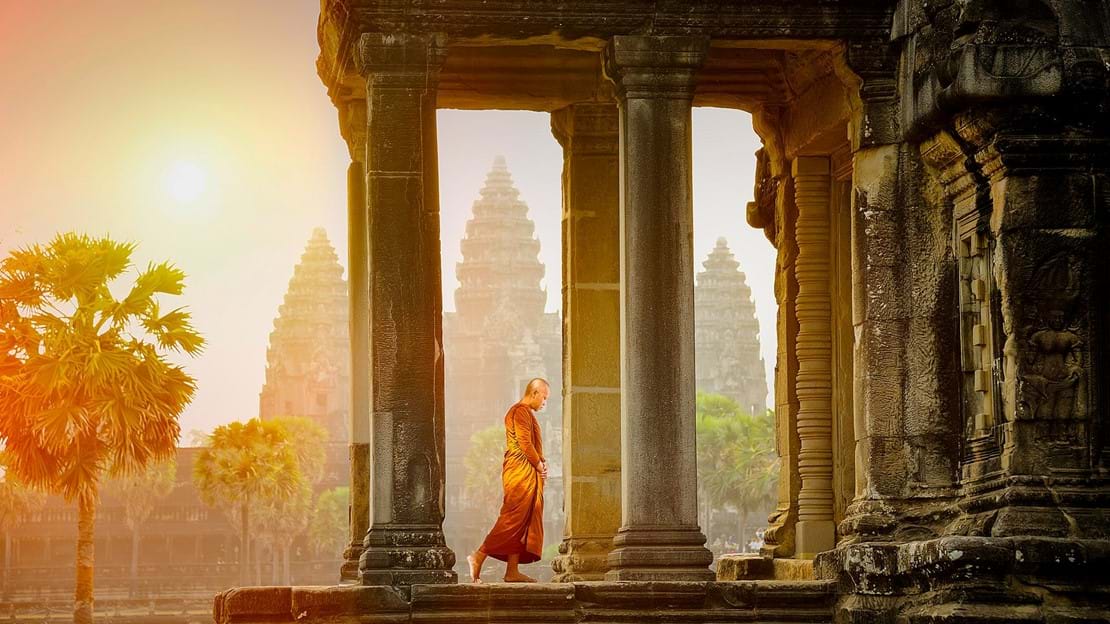 Monk, Angkor Wat