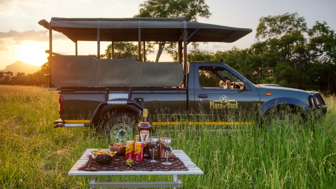 Sundowners on safari