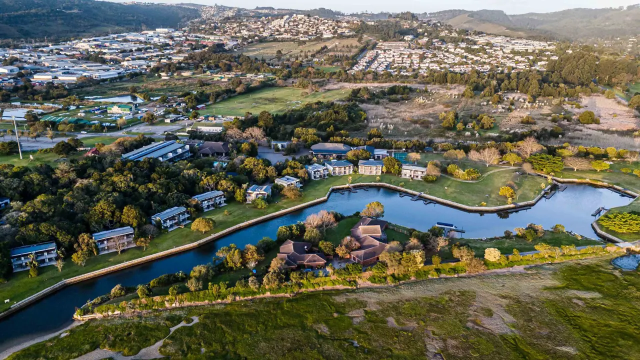 Premier Resort The Moorings, Knysna, aerial view of the resort
