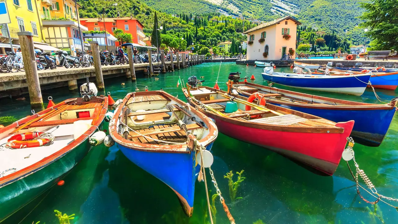 Boats on Lake Garda 