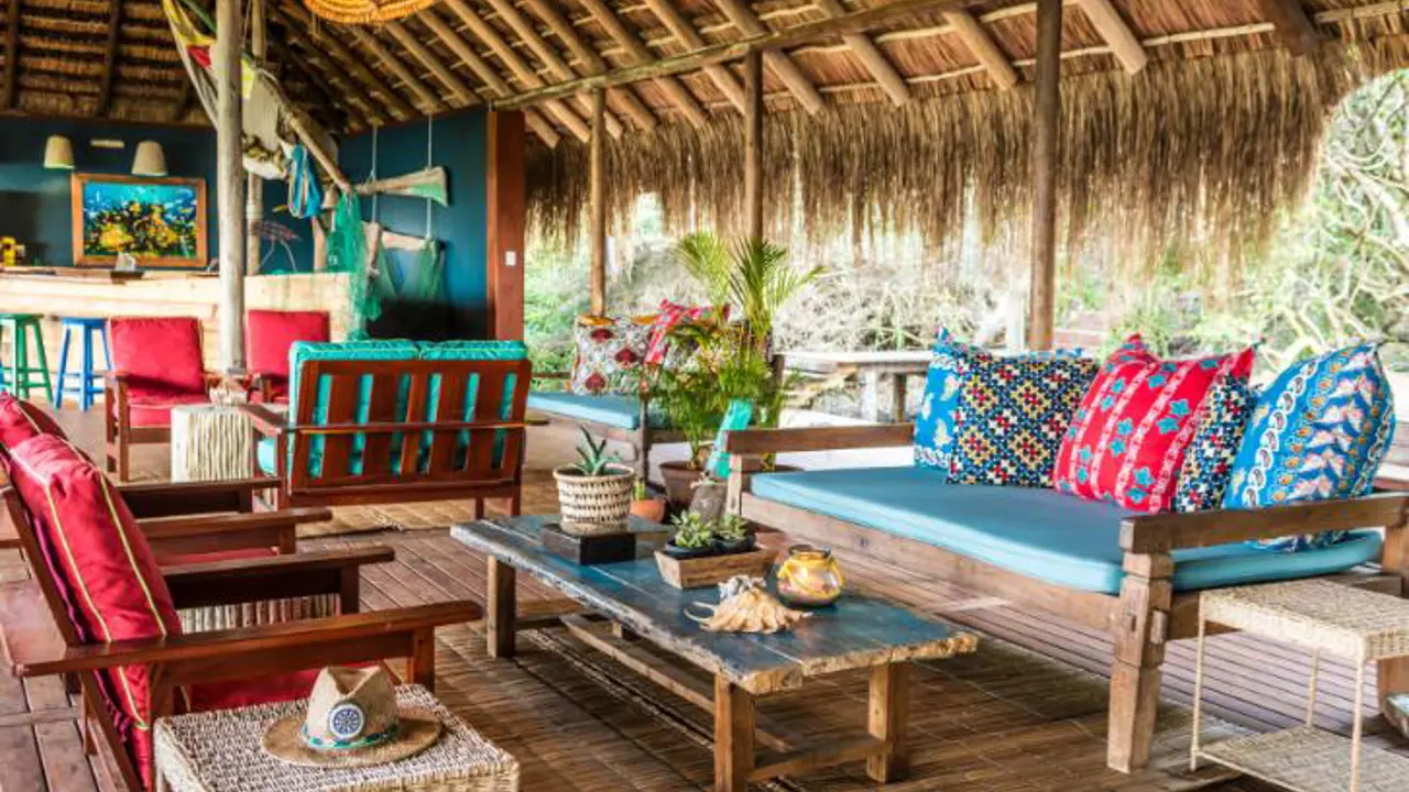 Machangulo Beach Lodge, Mozambique, lounge