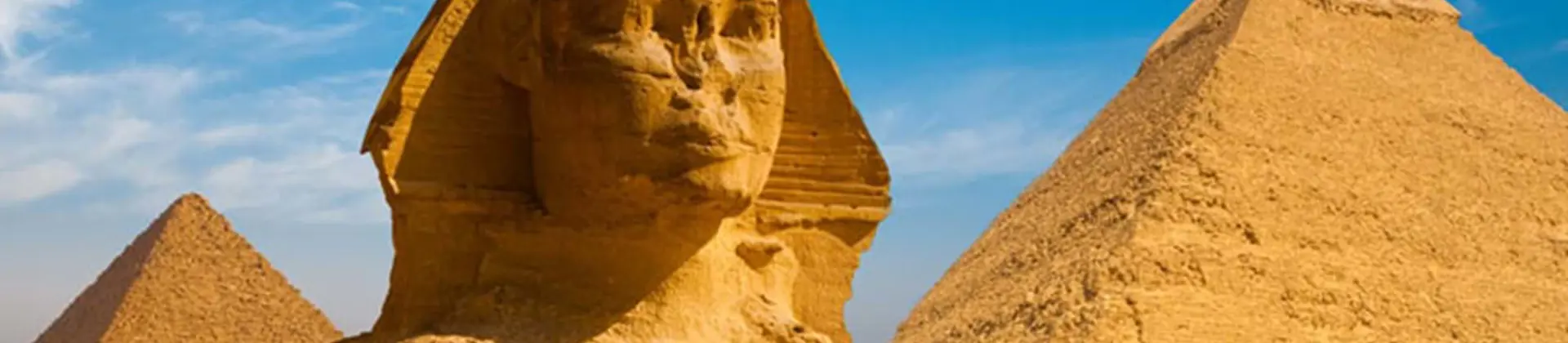 Great Sphinx Including Pyramids Of Giza Egypt