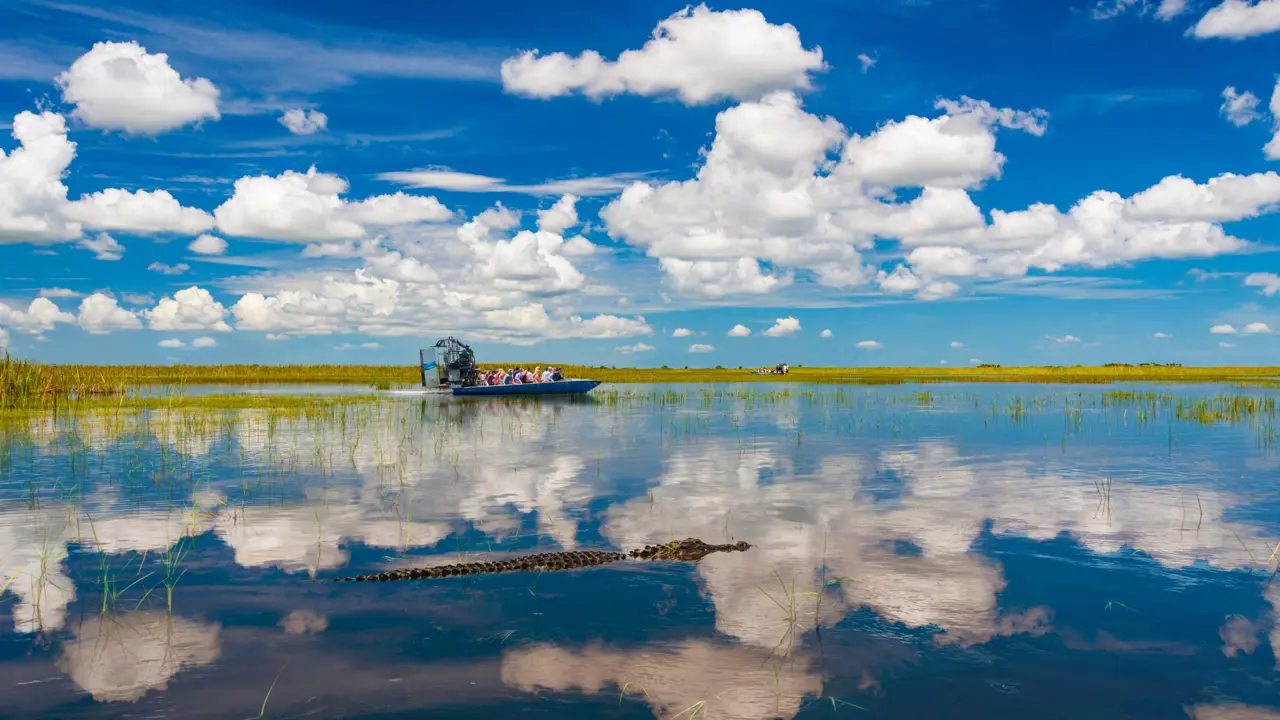 Everglades airboat, Florida