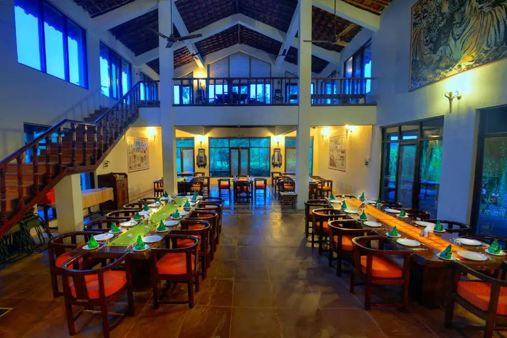 Chitvan Jungle Lodge, Kanha Interior Dining