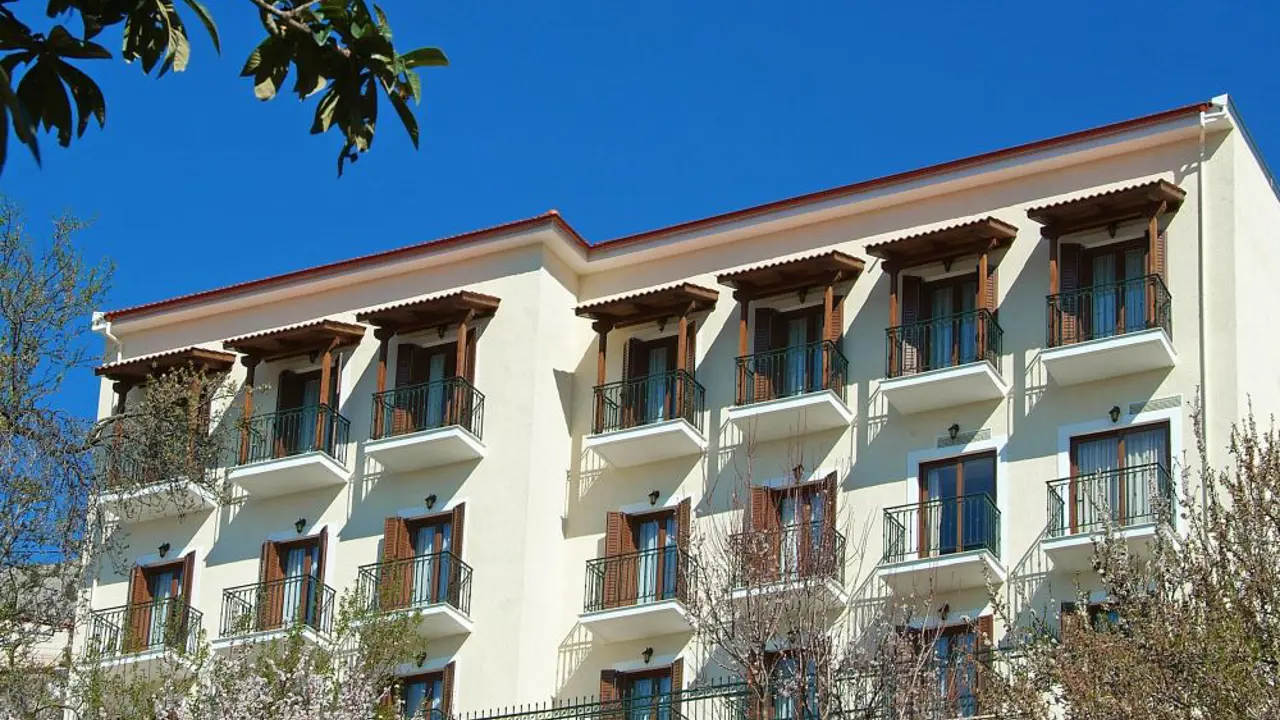 Hotel Apollonia, Delphi, exterior